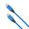 USB-C to USB-C 60W Fast Charging Cable for iPad, iPhone 15, Samsung Galaxy - Blue