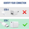 USB-C to Lightning Fast Charging Braided Cable for iPhone/iPad/iPod - White