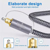 Gold Plated Toslink Digital Optical Audio Cable for Superior Sound Quality