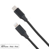 USB-C to Lightning Fast Charging Braided Cable for iPhone/iPad/iPod - Black